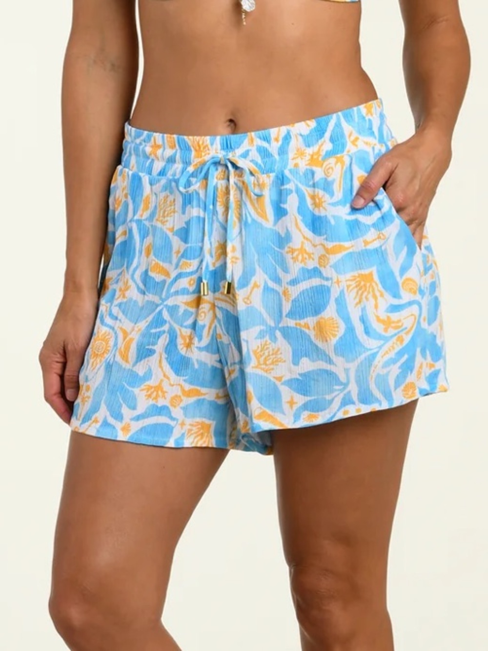 NWOT La Blanca Trinket Treasures Beach Shorts size Medium
